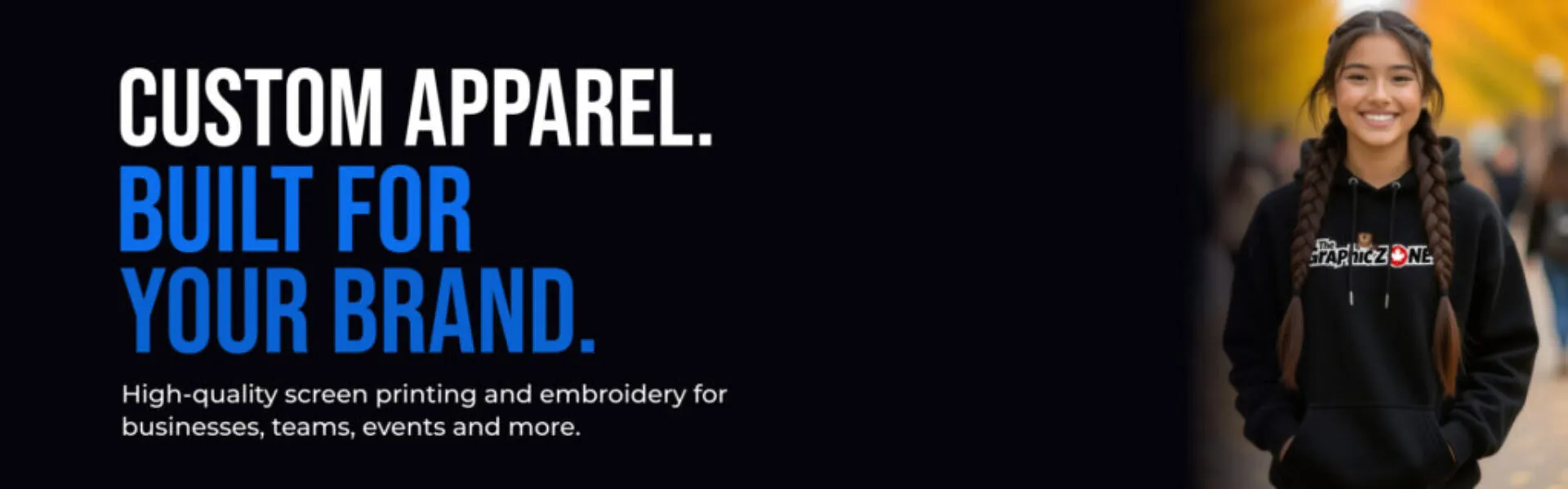 Custom apparel built for your brand